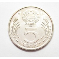 Magyarország,5 forint 1983 aUNC+ nikkel