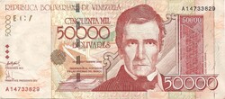 50000 bolivar bolivares 2005.09.29. Venezuela 2.