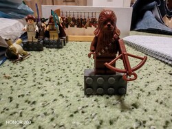 Csubi. Chewbacca. Lego figura. Star Wars. Mágneses talpon.