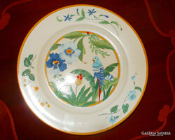 Papagájos tányér. 21,5 cm