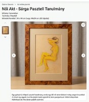 Female nude pastel