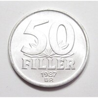 Magyarország,50 fillér 1987 aUNC+ aluminium