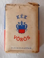 Régi retro Kék Vörös pipereszappan