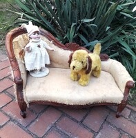 Mini kanapé, gyermek bútor / macska - cica játék.