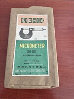 Ritka bontatlan észak-koreai mikrométer – Phenjan export darab – hidegháborús korszak