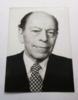 1967 - Örkény István író eredeti fényképe Sajtófotó - Megjelent az Egyperces novellák
