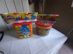 PLAY DOH és TUTTY FRUTTY gyurmakészlet  UJ -Kb. 20 éves-friss gyurma szettel