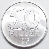 Magyarország,50 fillér 1972 aUNC+ aluminium