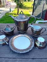 Bavaria Feinsilber porcelán teás darabok