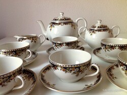 ZSOLNAY SISSY 6-PERSON TEA SET - PERFECT CONDITION