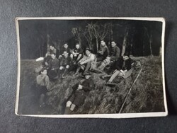 Régi fotó Cserkészek kiránduláson  1936 – eredeti fotó Bohu Antal