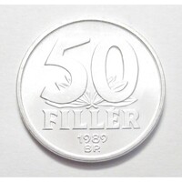 Magyarország,50 fillér 1989 aUNC+ aluminium