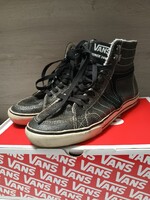 Vans W Corrie HI fekete bőr magasszárú tornacipő 38,5
