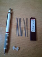Rotring Tykky   0,5 ceruza, fehér 12 db " B"-s heggyel