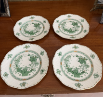 4 DB HERENDI PORCELÁN INDIAI KOSÁR MINTÁS SÜTEMÉNYES TÁNYÉROK