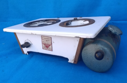 Retro Volcano kerosene stove – Working, perfect condition from the 1960s (45x28 cm)