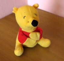Régi vintage Disney Micimackó plüss maci 12 cm, retro gyűjtői darab a '90-es évekből