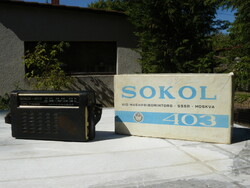Old Retro Soviet Sokol 304 Radio