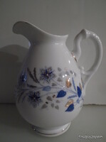 PORCELÁN KANCSÓ -  7 dl - SZÁMOZOTT -  JELZETT - 3 D - festésű - VASTAG - RÉGI -  HIBÁTLAN