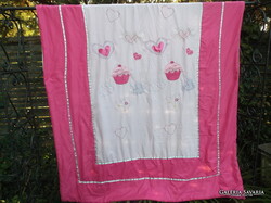 BED COVER - ENGLISH - 210 x 153 cm - COTTON - EMBROIDERED - EXCLUSIVE - SOFT - LIGHT - PERFECT CONDITION