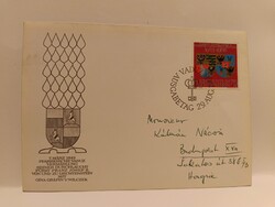 Liechtenstein 1968 Hercegi pár ezüstlakodalma alkalmi boríték (FDC, Vaduz) Címzett: Nácsa Kálmán