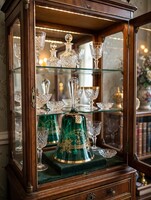 Bohémia vintage üvegcsengő