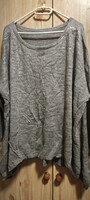 Sophisticated cut casual wool blend sweater for fuller women