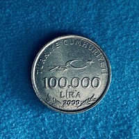 Törökország - Turkey - 100000 lira - 2000 coin