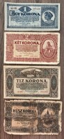 36 db-os klasszikus magyar tétel: Pengő és Korona államjegy törzsgyűjtemény (1 Ft-ról!)