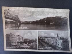 Old Postcard Petrovaradin / Pétervárad – Fortress, New Bridge and Cityscapes, Serbia 1962