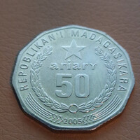 Madagaszkár 50 Ariary, 2005