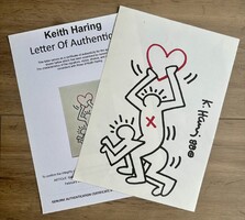 Keith Haring eredetigazolással