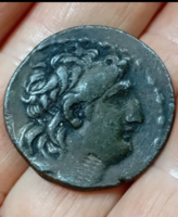 Syrian Kingdom Antiochus VII Euergetes Sidetes, 138-129 BC, Drachma from Damascus, 28 mm