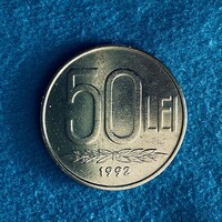 Romania - 50 lei - 1992 coin