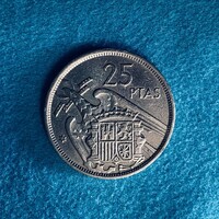 Spanyolország - Spain - 25 pesetas - 1957 coin