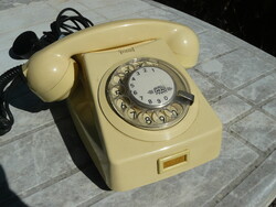 Old, Retro Wired Rotary Phone, Beige No.2