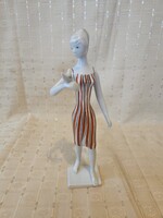 Drasche Art Deco EXTREMELY RARE Dove Girl