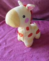 Régi Fisher-Price plüss zsiráf figura (21 cm, BFH65) - elektronika nélkül
