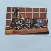 A KÖZLEKEDÉSI MÚZEUM színes jármű-sorozata 1. DERŰ Modell színes postatiszta régi képeslap