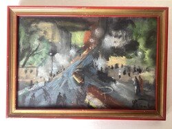 Gyula Sztankó (1900 - 1943), Evening in Tabán.