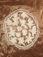 RISELT - HÍMZETT - TERÍTŐ - 27 cm - RÉGI  - VASTAG - LENVÁSZON - HIBÁTLAN
