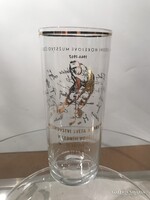 1966 - 67 év EMLÉKPOHÁR ALÁÍRÁSOKKAL CSEHSZLOVÁK HOKIBAJNOKSÁG - 2 dl -   - HIBÁTLAN