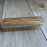 Elegáns régi fémkeretes ruhakefe (15x4x3,7 cm)