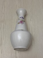 Vintage WITEG Kőbánya porcelain vase with floral pattern