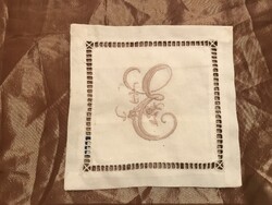MONOGRAM - 1893 - as - MINTA - ÚJ - 16 x 15 cm - VASTAG - LENVÁSZON - HIBÁTLAN