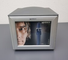 Forgatható Hirsch óraszíj bemutató állvány zárható reklám display nem rolex omega casio