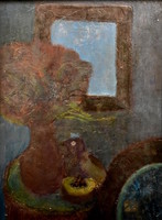 Tóth Vissó Árpád (1921-2001) CSENDÉLET VARJÚVAL