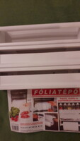 Fóliatépő fehér műanyag új. 34x25x8 cm.