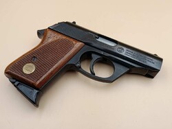 BEAUTIFUL MAUSER HSC MOD 84 West German wooden grip 8mm gas pistol