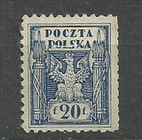 Polish 20 zloty stamp
